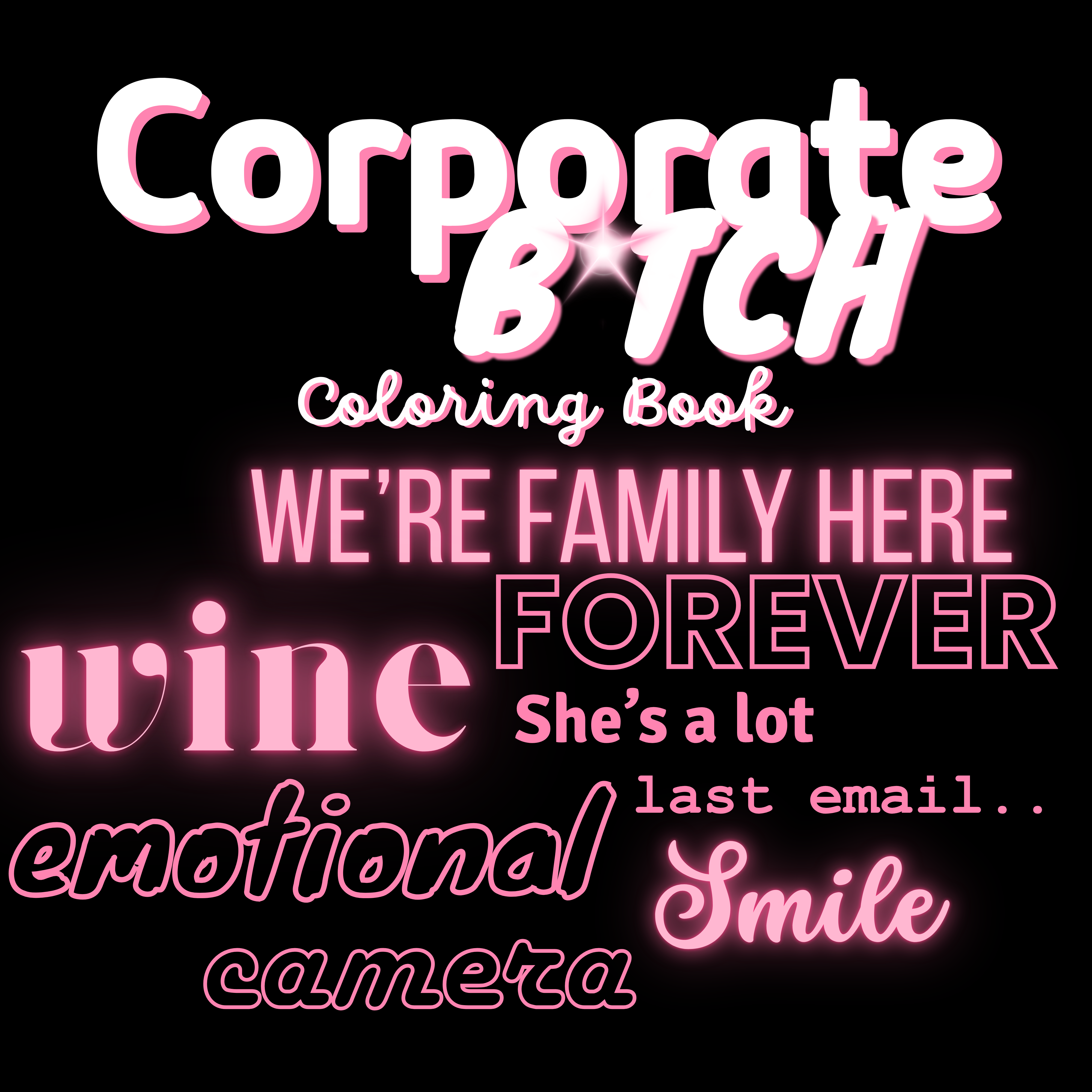 Corporate B*tch omalovánky